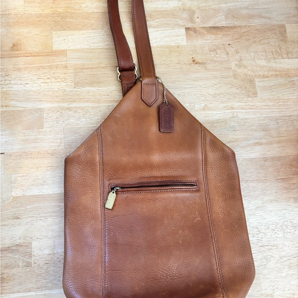 Coach Handbags - Coach Leather Backpack Shoulder Bag in Brown